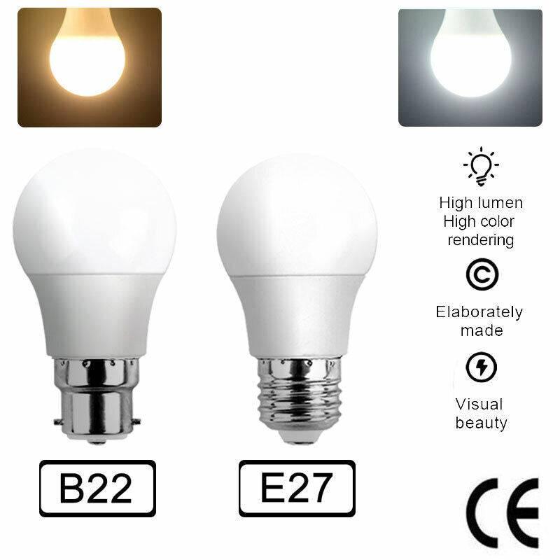 Globe Light 2x LED Bulb 12W E27 Cool White Screw Bright Bulb - Office Catch