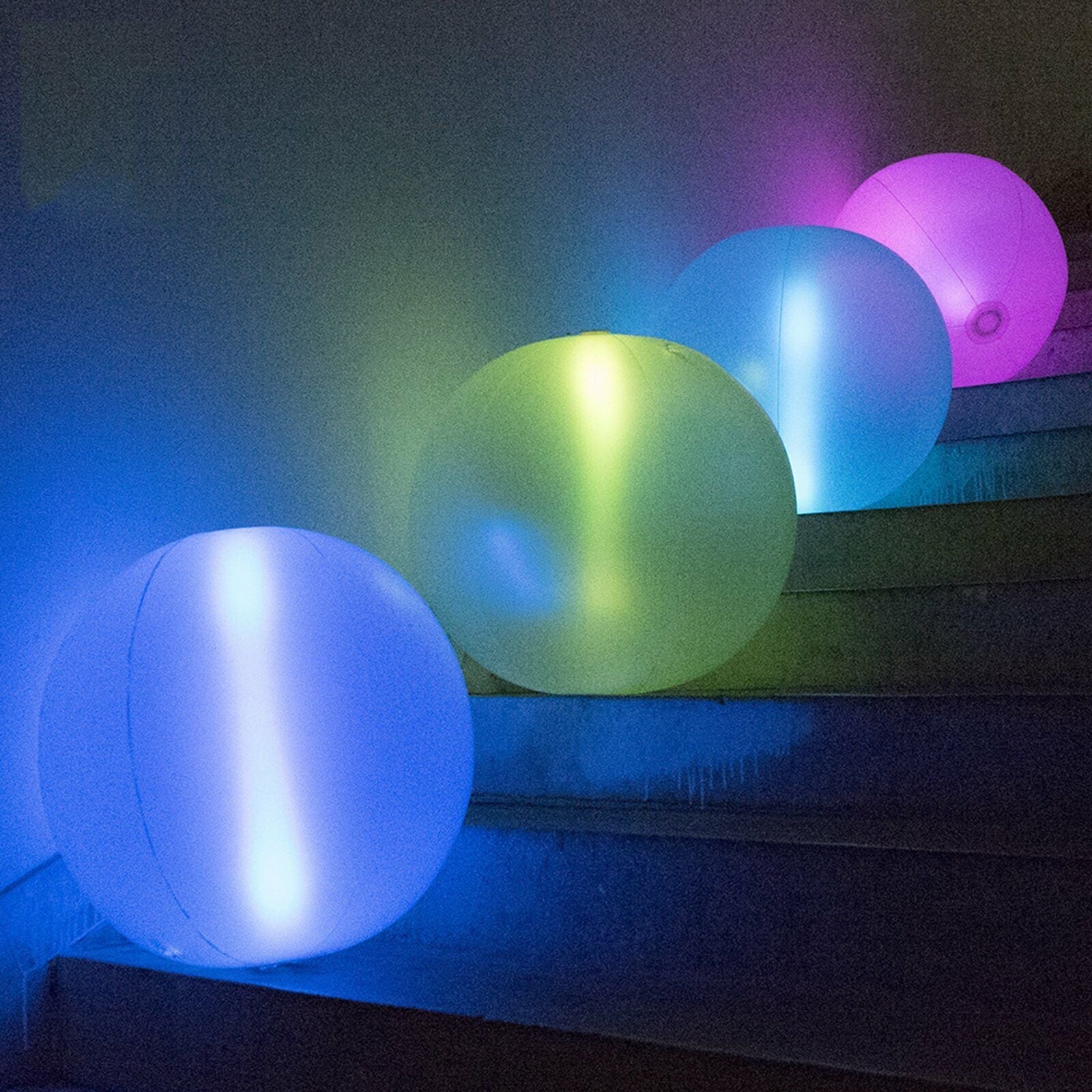 Glow In The Dark Beach Ball | 10 Pack - Office Catch