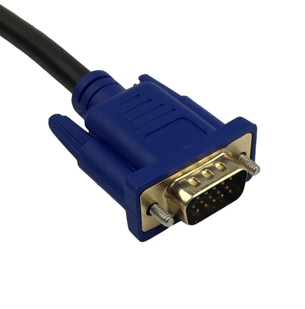 HDMI Male to VGA Male Cable Adapter Monitor Lead HD 15Pin 1080P Conver