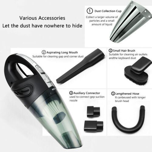 Home Rechargeable Car Vacuum Cleaner Wireless Handheld Vaccum Cleaner Wet Dry - Office Catch