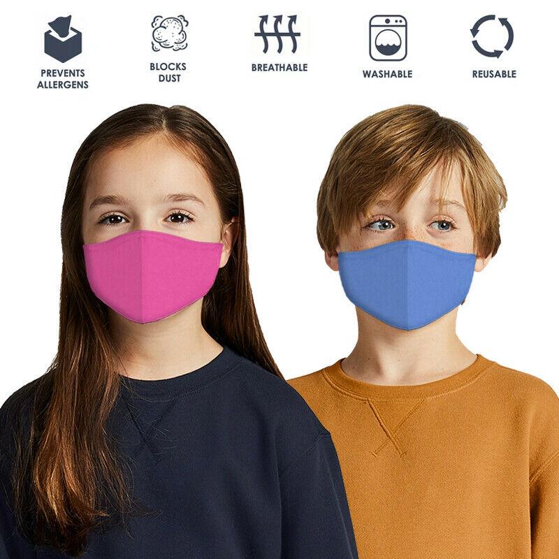 Kids Face Mask Children Masks Breathable Washable Reusable - Office Catch