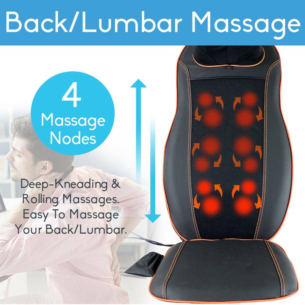 Massager Chair Back Full Body Massage Pad Seat Cushion Home Car Office - Office Catch