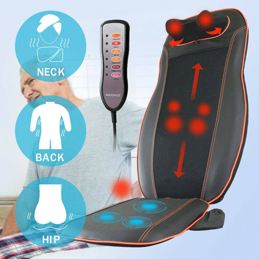 Massager Chair Back Full Body Massage Pad Seat Cushion Home Car Office - Office Catch