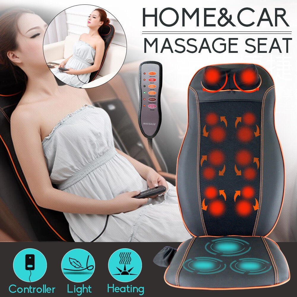 Massager Chair Back Full Body Massage Pad Seat Cushion Home Car Office - Office Catch