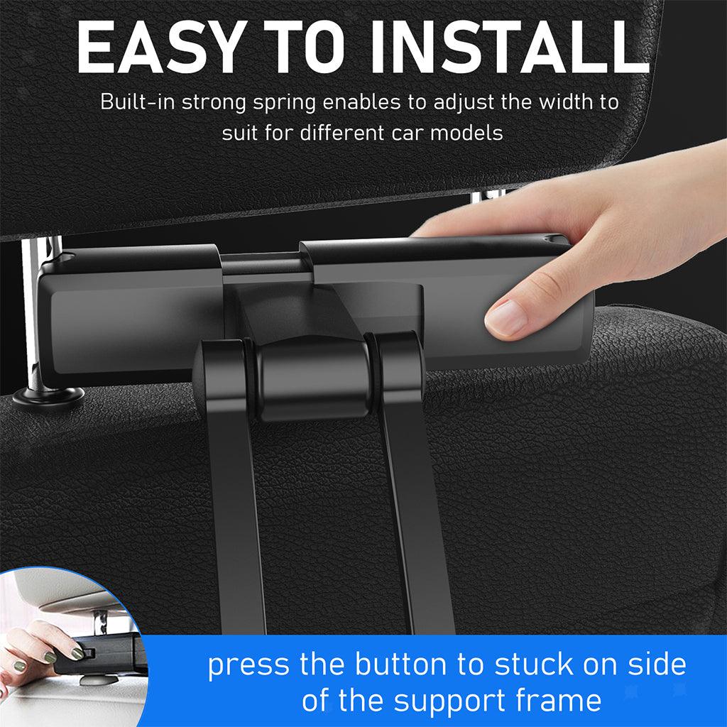 Mobile Phone Holder Universal Car Rear Pillow Holder Stand 360 Rotation Bracket Back Seat Car Mount Handrest Tablet - Office Catch