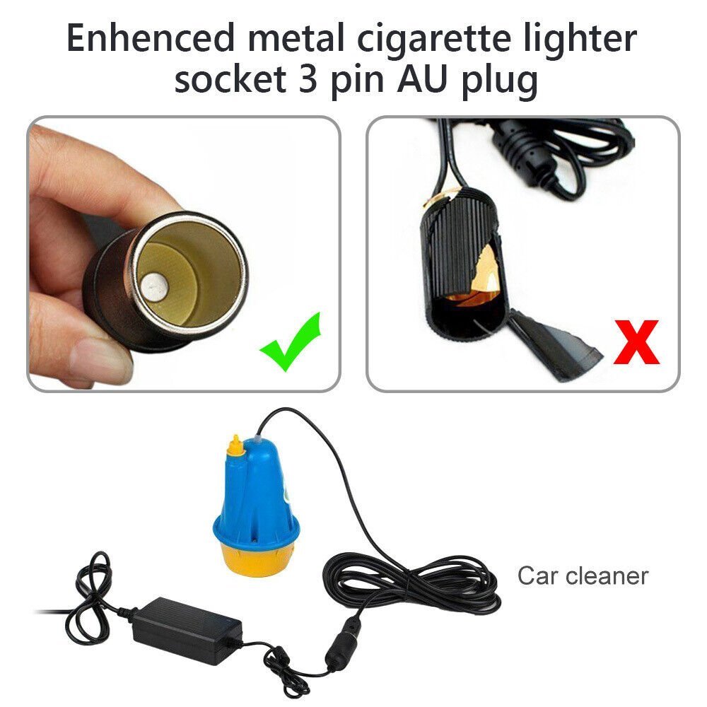 Power Supply Converter Adapter AC 240V to 12V Car Cigarette lighter Transformer - Office Catch