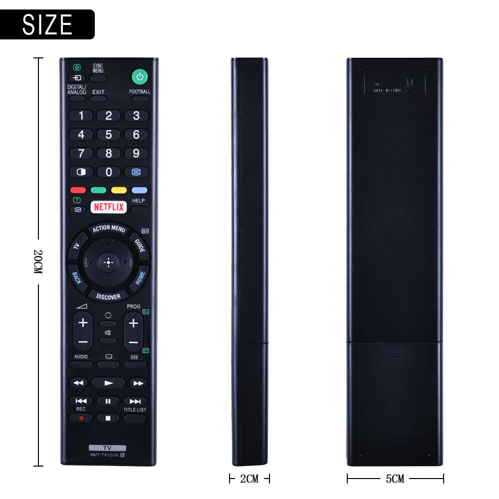 RMT-TX100A RMTTX100A Replacement Remote Control，Proxima Direct fit for Sony Bravia TV KD-75X8500C KD-65X8500C KD-49X8500C KD-55X8500C KD-49X8300C KD-43X8300C KD-43X8500C KD-55X9000C KD-65X9000C - Office Catch