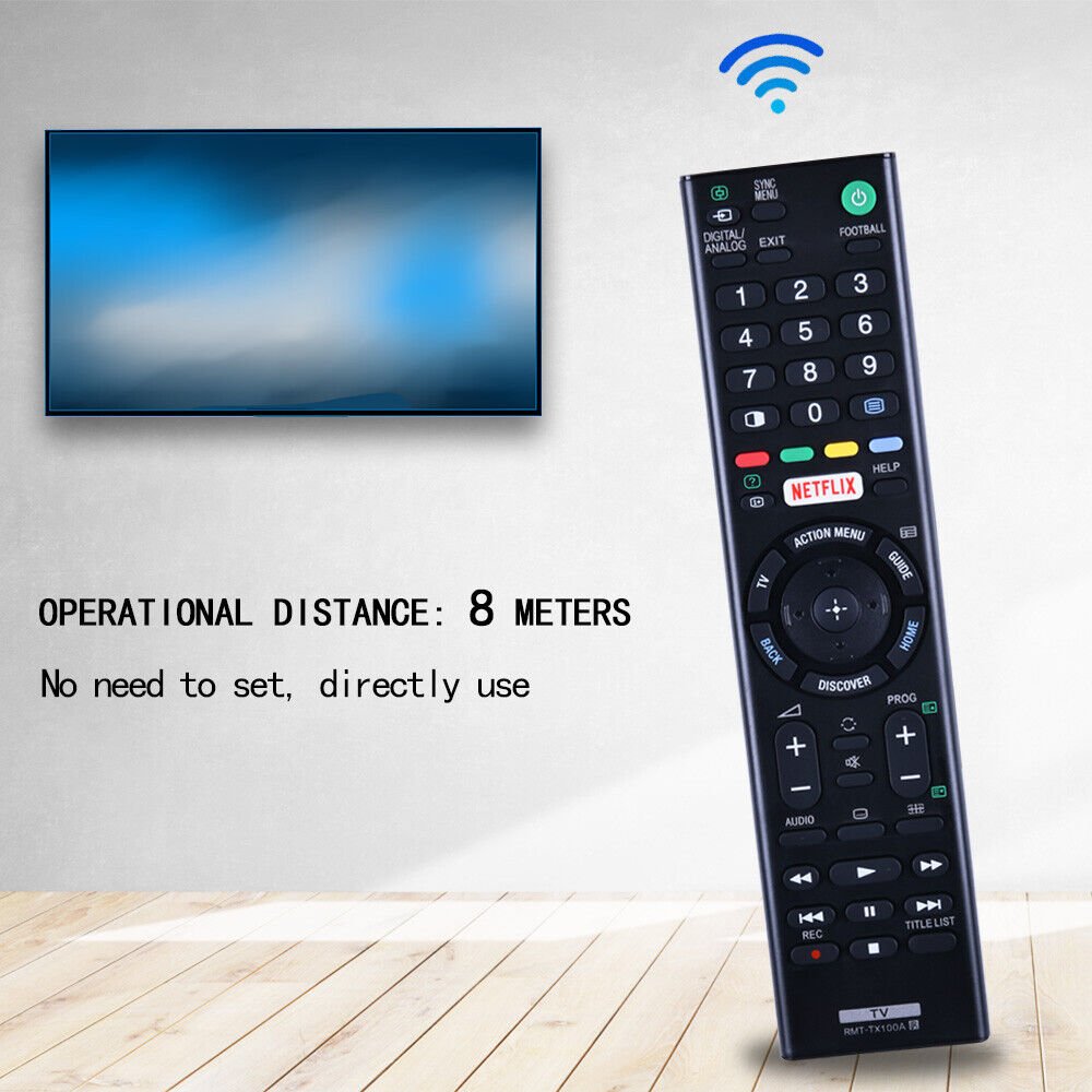 RMT-TX100A RMTTX100A Replacement Remote Control，Proxima Direct fit for Sony Bravia TV KD-75X8500C KD-65X8500C KD-49X8500C KD-55X8500C KD-49X8300C KD-43X8300C KD-43X8500C KD-55X9000C KD-65X9000C - Office Catch