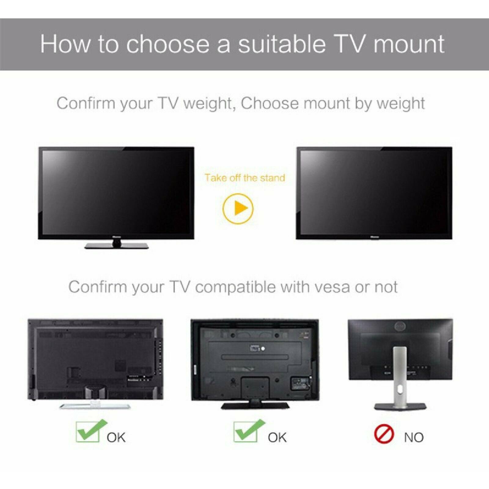 Swivel Tilt Full Motion TV Wall Bracket TV Mount 26-55 Inch Screens LED LCD. - Office Catch