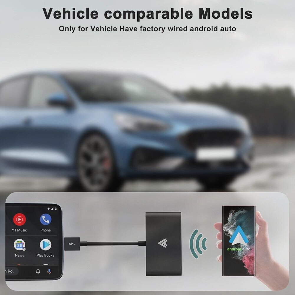 USB Wireless Receiver For Apple Carplay Adapter bluetooth Auto Navigation Stereo - Office Catch